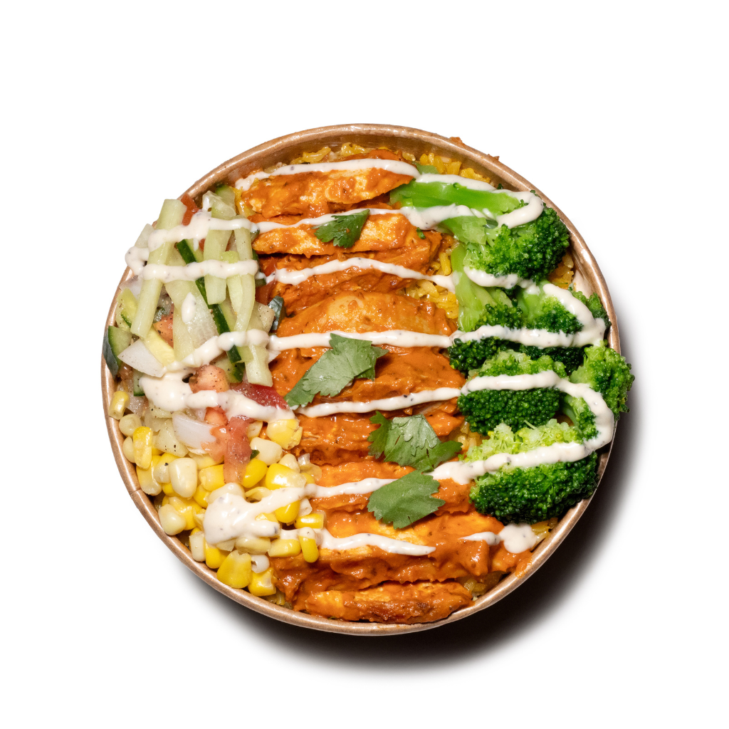 Butter Chicken Rice Bowl