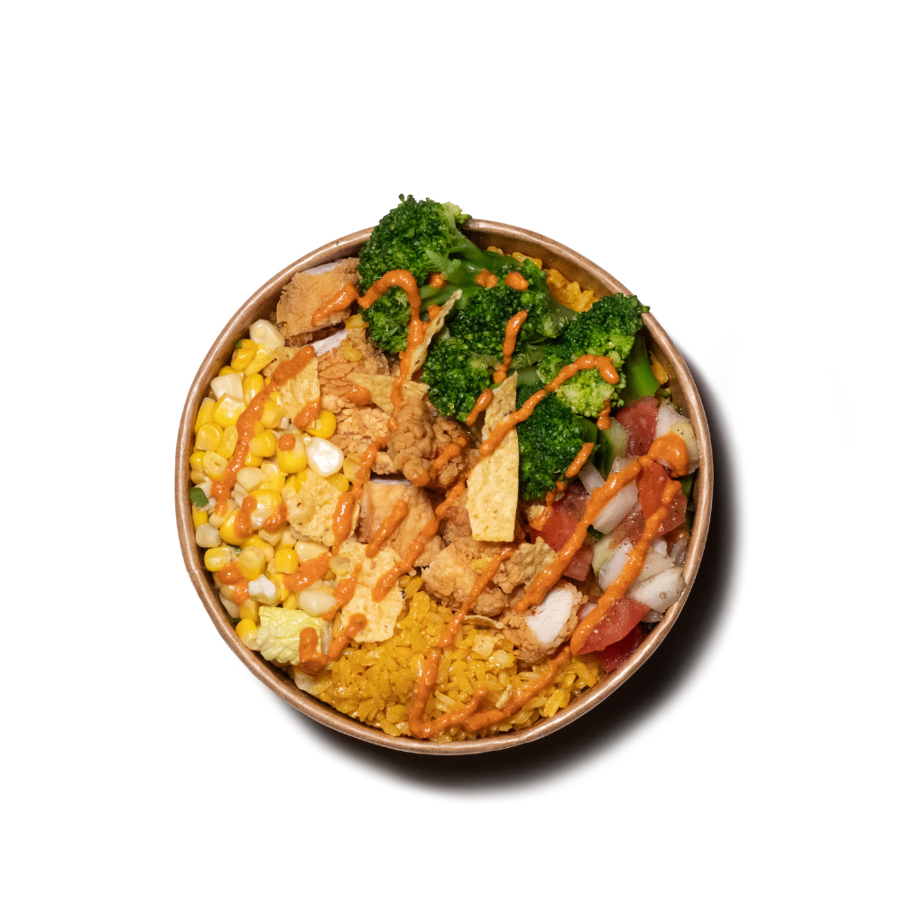 Crispy Chicken Rice Bowl