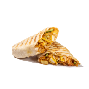 Butter chicken wrap