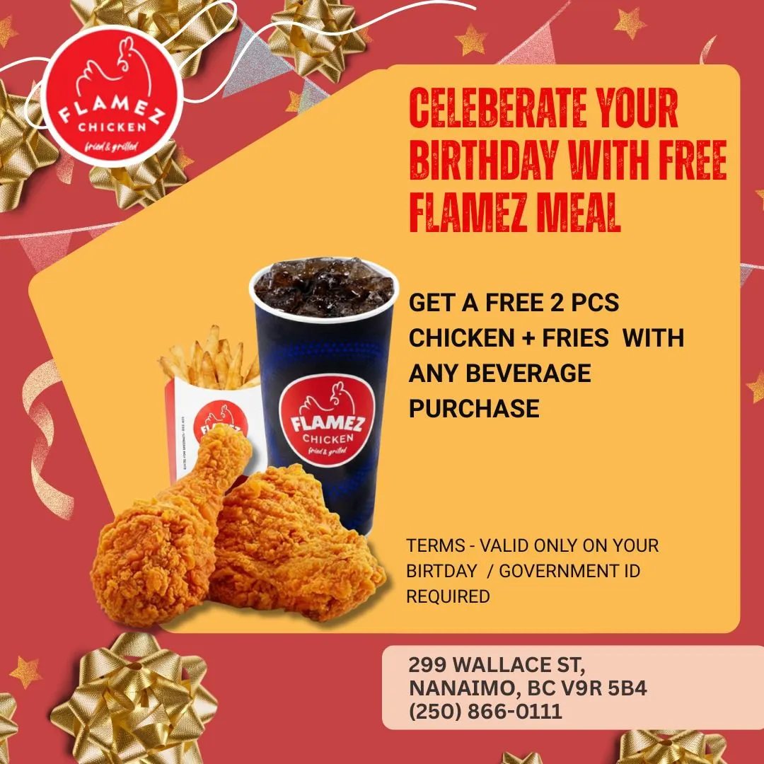Birthday Special – Free Flamez Meal
