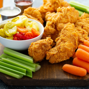 Veggie Tenders (3pcs) & Chips